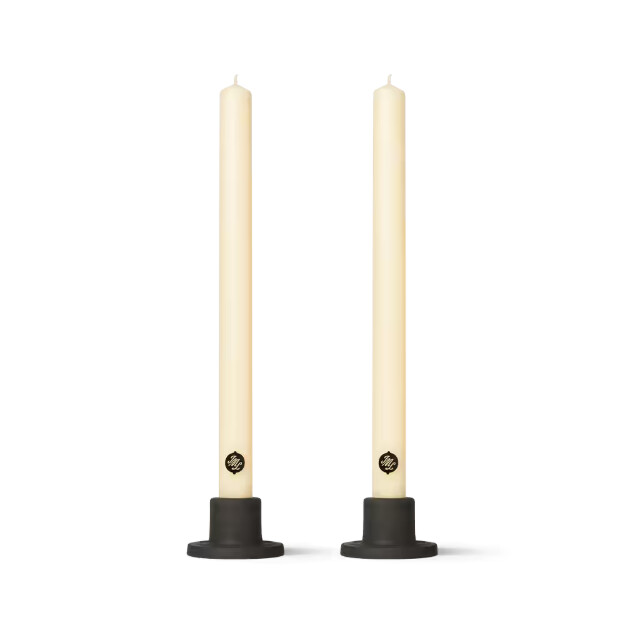 candele da pranzo townhouse al pompelmo e rosmarino con portacandele