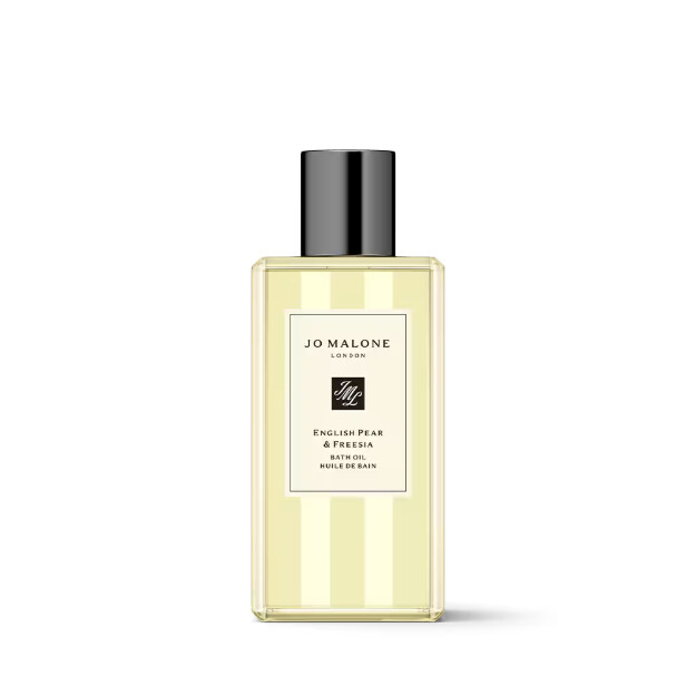 olio da bagno alla pera inglese e fresia