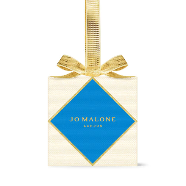 set regalo di ornamenti floreali rossi e blu